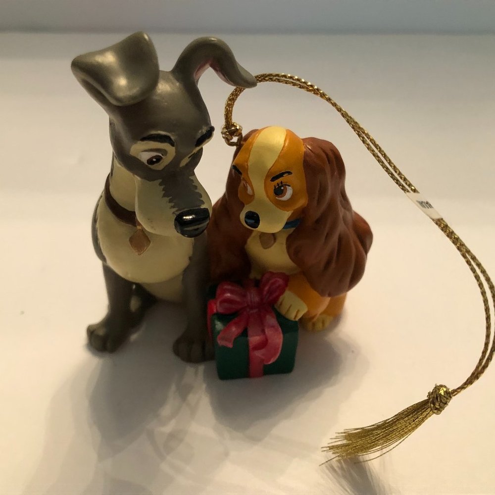 Rare Disney Artist Collection Ornament Lady and the Tramp 1999